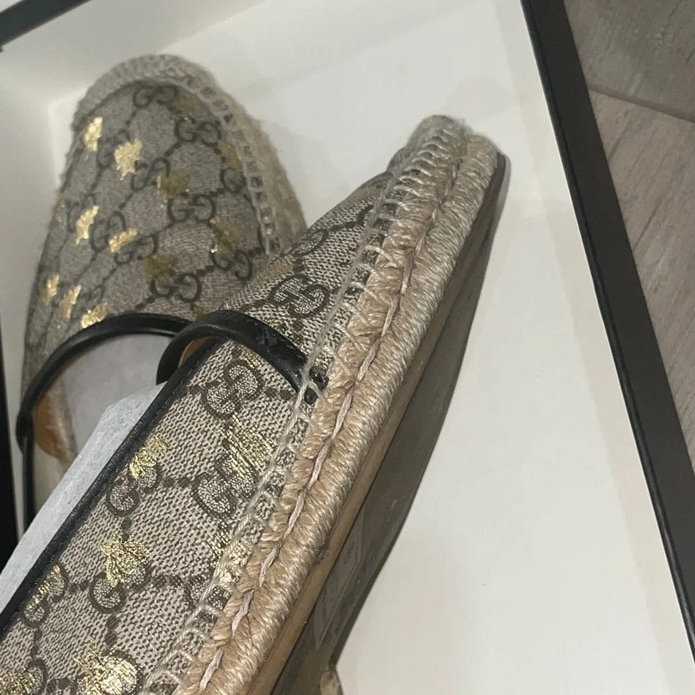 Gucci pilar GG Supreme Canvas Espadrille flats - Picture 5 of 10